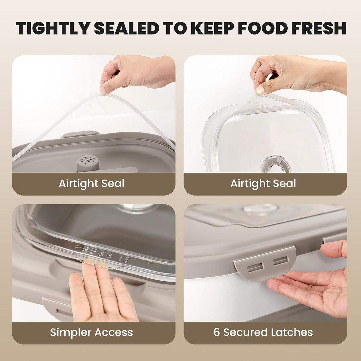 35-40Lbs Airtight Dog Food Storage Container,Collapsible Dog Food Container