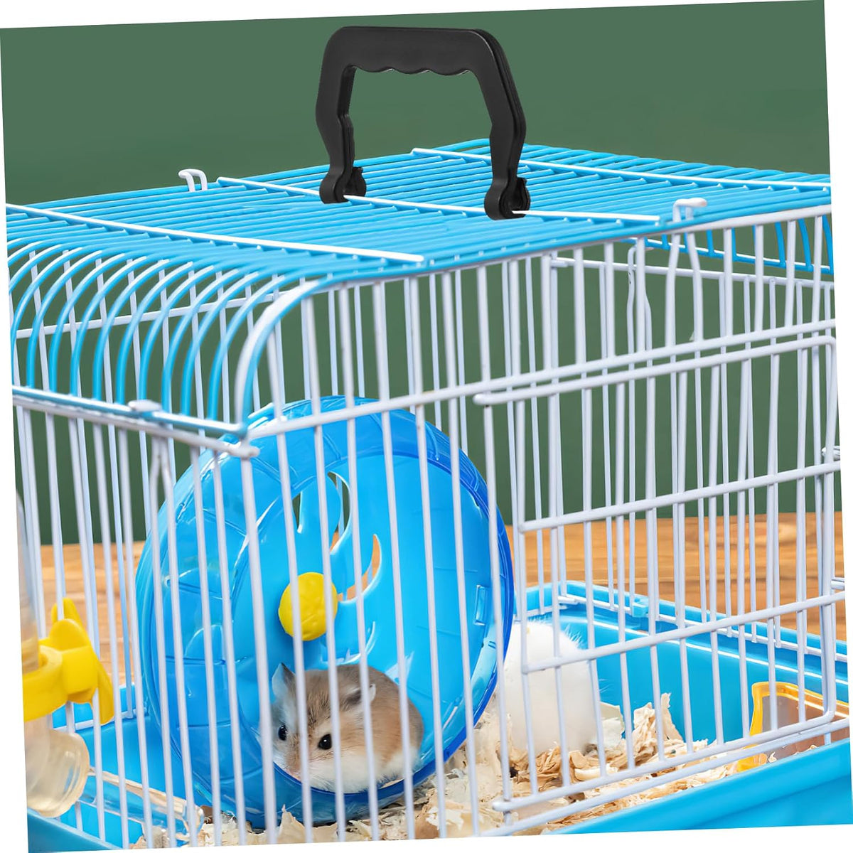 10Pcs Plastic Cage Handle Replacement Handle for Pet Carrier for Outdoor Travel Pet Cage Carrier (Black)