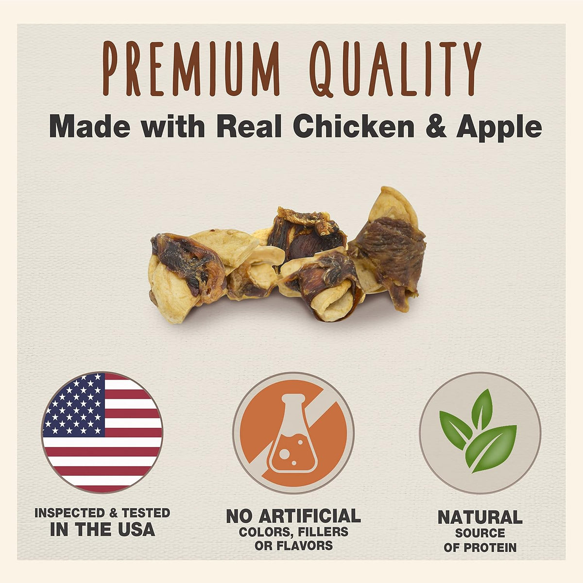 Gourmet Chicken & Apple Wrapped Biscuits Dog Treats, 28 Oz