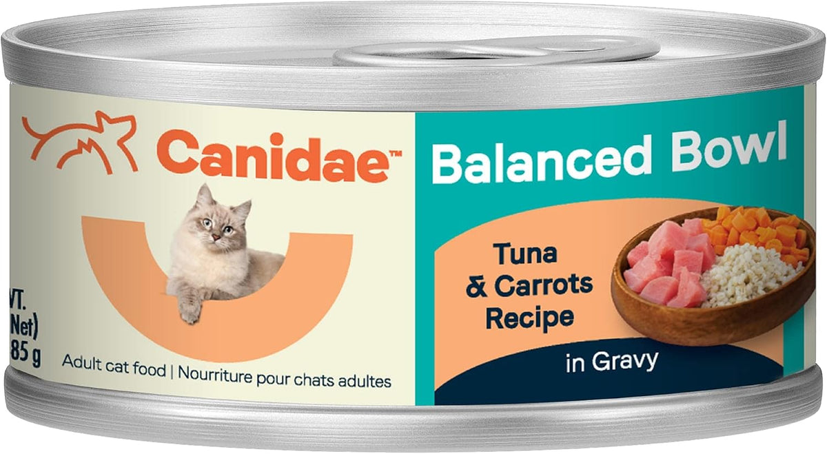Balanced Bowl Wet Cat Food, Tuna & Carrots, 3 Oz, 24 Pack