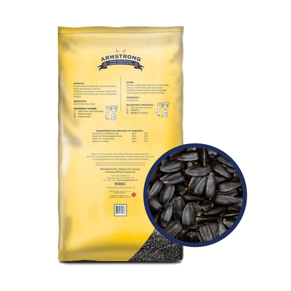 Armstrong Wild Bird Food Black Oil Sunflower Bird Seed, 35.3Lbs