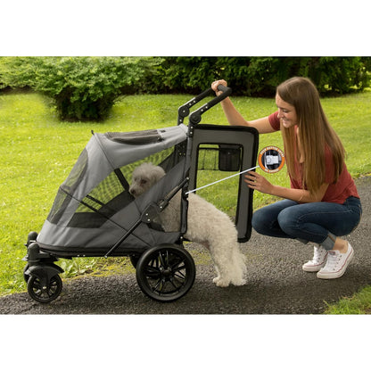 No-Zip Excursion Pet Stroller, Pebble