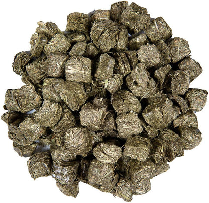 - Straight Timothy Hay Cubes - 100% All Natural Timothy Hay, Not Blended - Delivered Fresh, Guarantee, (5 Lb)