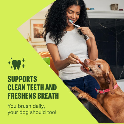 Wellness Veggie Sausage Natural Dog Dental Treat, Chews, Freshens Breath, Small Size, 14.81 Oz Bag, 28 Count
