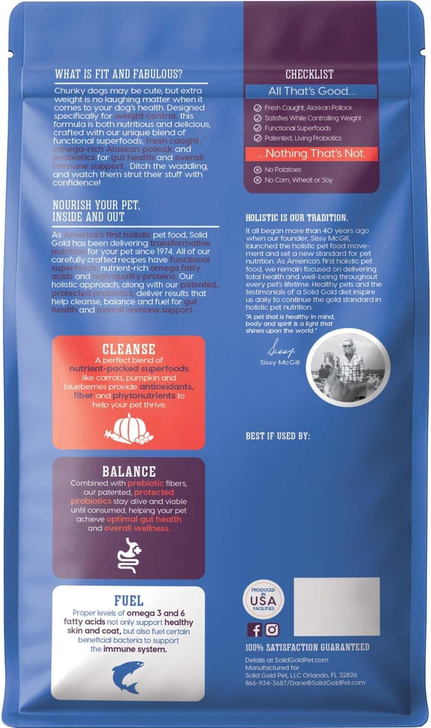 Weight Management Dry Dog Food for Adult & Senior Dogs, 24LB