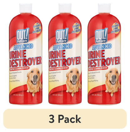(3 Pack)  Multi-Surface Pet Urine Carpet Stain & Odor Remover - 32Oz.