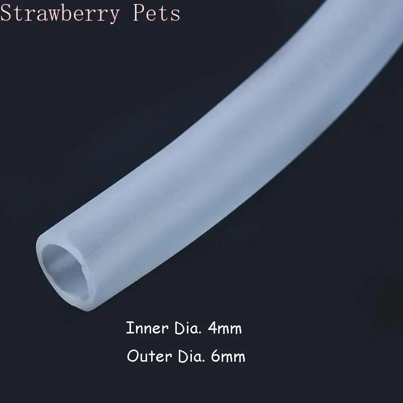 4*6Mm Silicon Aquarium 1M/3M/5M/10M Oxygen Pump Hose Air Bubble Stone Aquarium Fish Tank Pond Pump Tube Food Grade Material