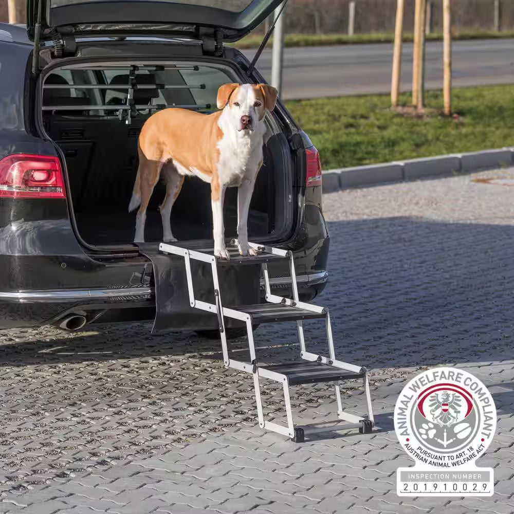 Heavy-Duty Foldable Aluminum Pet Steps
