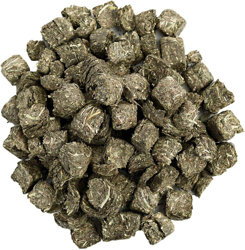 - Straight Timothy Hay Cubes - 100% All Natural Timothy Hay, Not Blended - Delivered Fresh, Guarantee, (5 Lb)