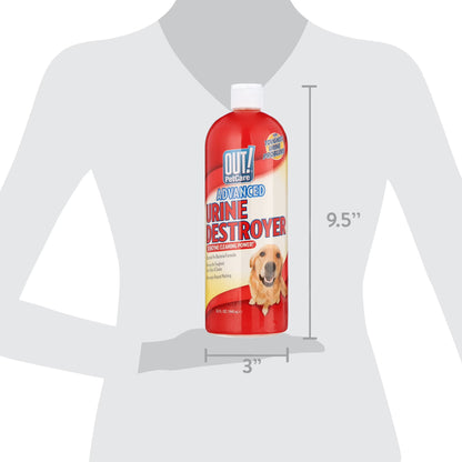(3 Pack)  Multi-Surface Pet Urine Carpet Stain & Odor Remover - 32Oz.