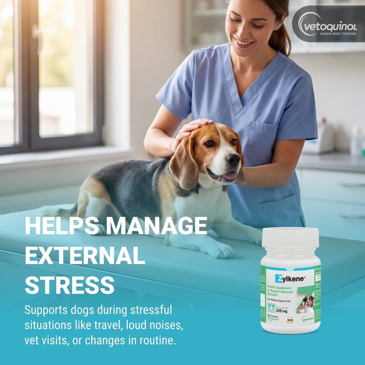 Zylkene, Calming Capsules for Medium to Large Dogs, 30 Count