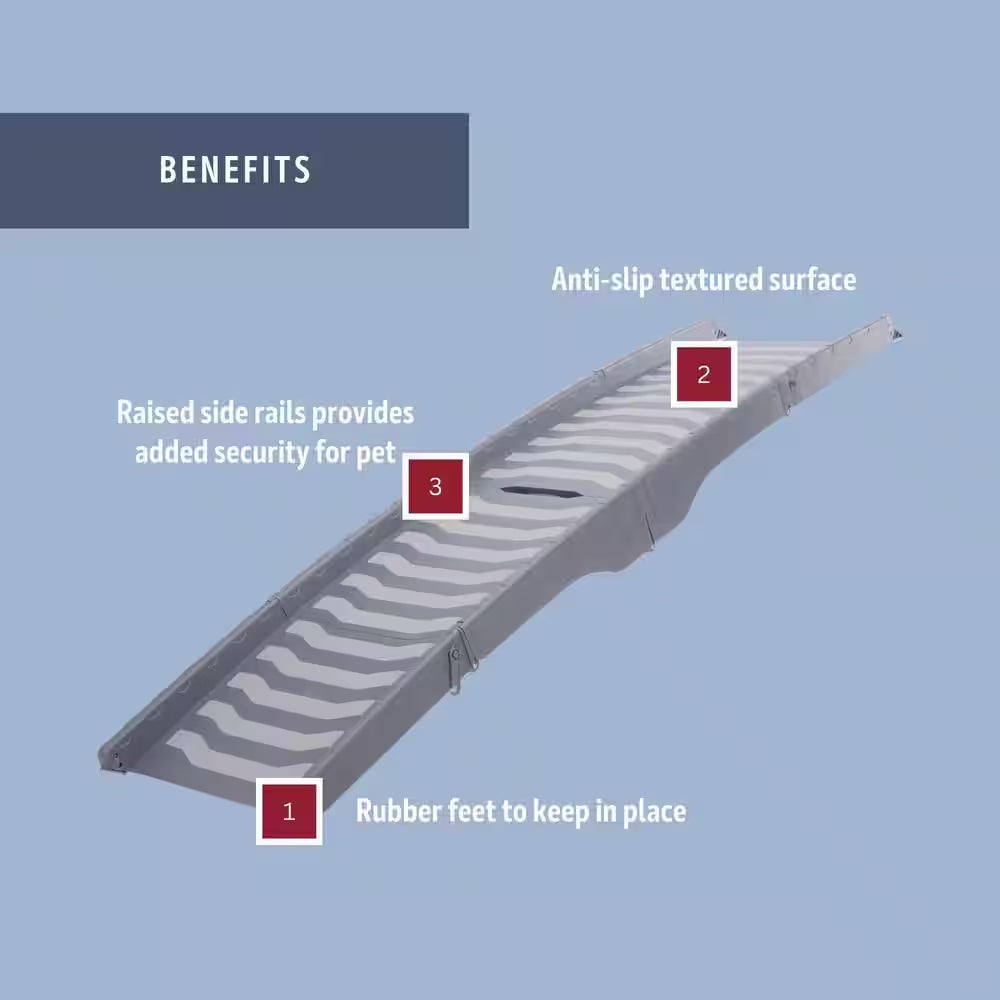 Portable Pet Ramp, Lightweight, Foldable, Easy to Carry