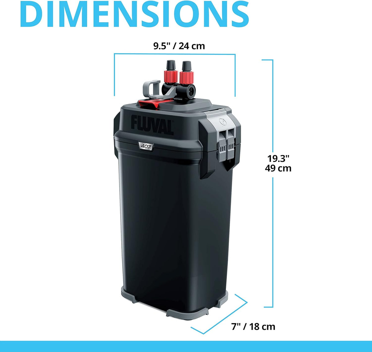 407 Performance Canister Filter - for Aquariums up to 100 Gallons
