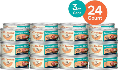 Balanced Bowl Wet Cat Food, Tuna & Carrots, 3 Oz, 24 Pack