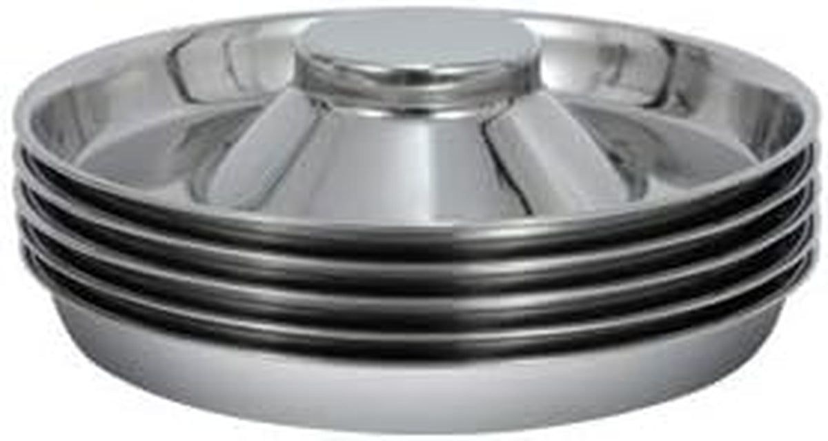 Stainless Steel Puppy Kitten Dish 11.8 Inch (2 Pack)