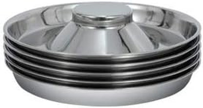 Stainless Steel Puppy Kitten Dish 11.8 Inch (2 Pack)