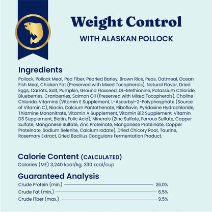 Weight Management Dry Dog Food for Adult & Senior Dogs, 24LB