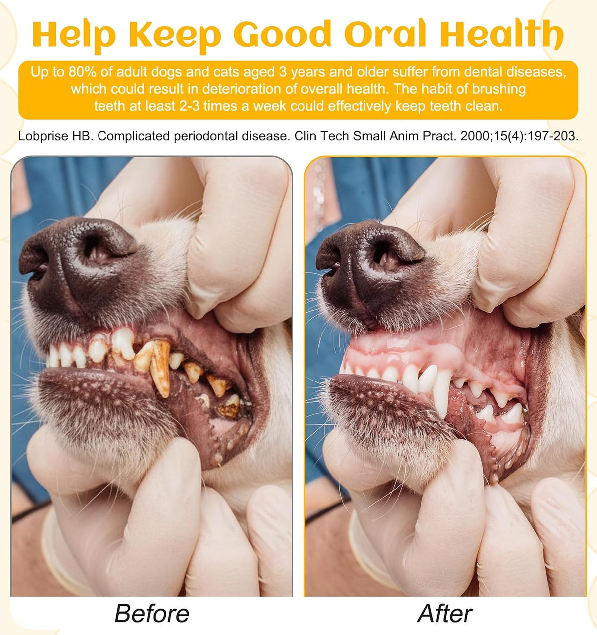 2 Pcs Dog Toothbrush, Ultra Small Dog Toothbrush