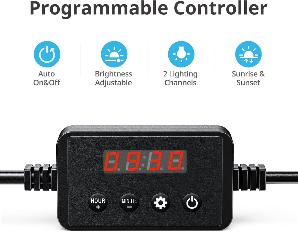 Classicled plus LED Aquarium Light, 32W, for 48 to 54 Inch Fish Tank