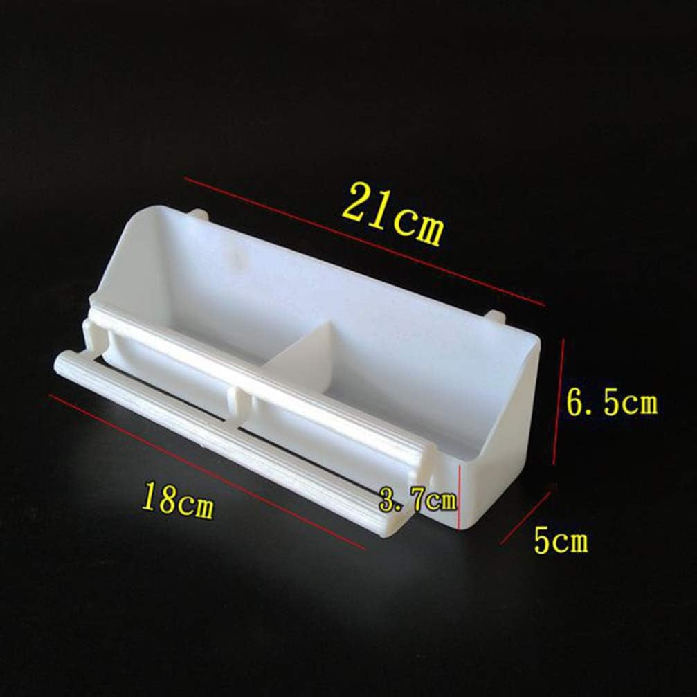 6 Pcs Bird Feeder - Plastic Bird Cage Accessories for Parrot & Small Birds