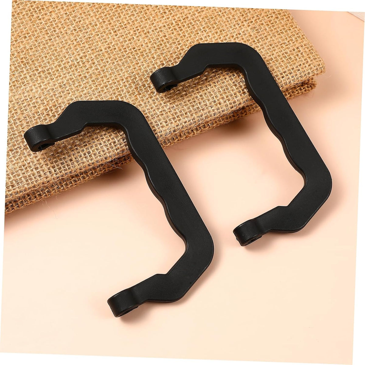 10Pcs Plastic Cage Handle Replacement Handle for Pet Carrier for Outdoor Travel Pet Cage Carrier (Black)