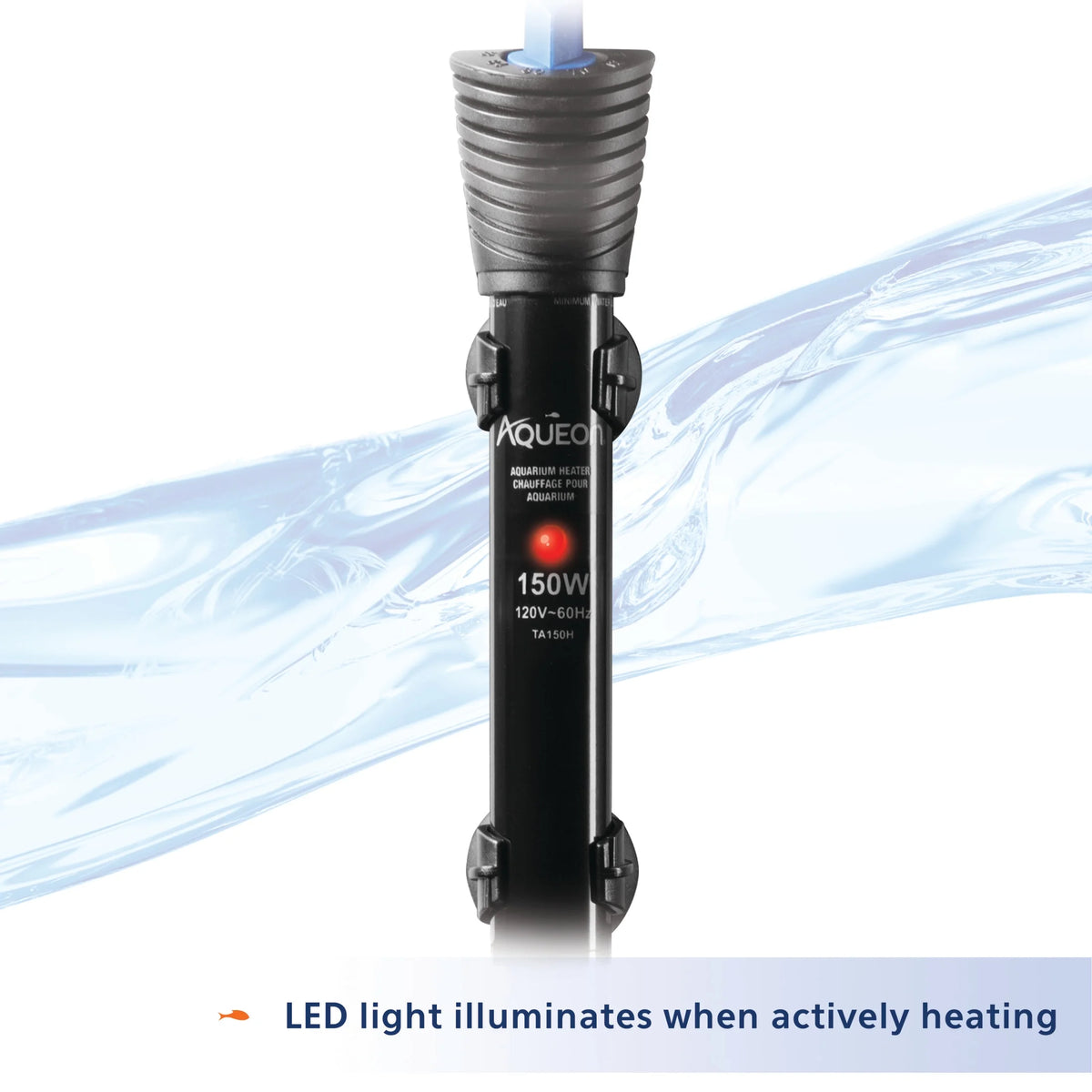 Submersible Aquarium Heater, 150 Watts, up to 55 Gallons