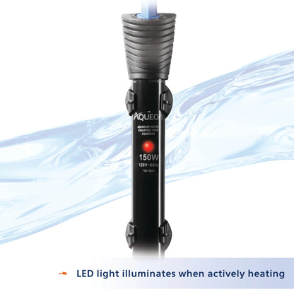 Submersible Aquarium Heater, 150 Watts, up to 55 Gallons