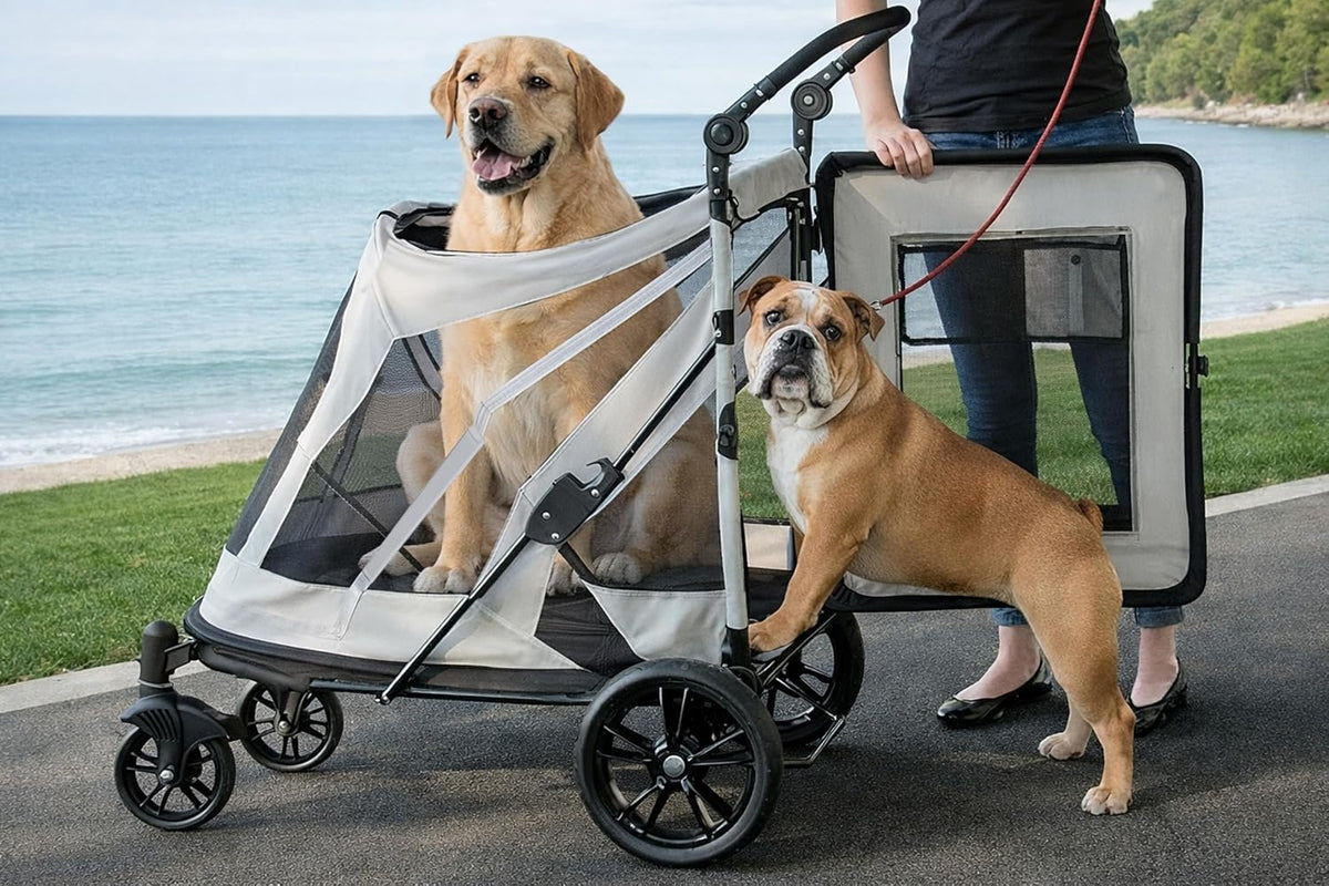 No-Zip Expedition Pet Stroller, Light Graphite