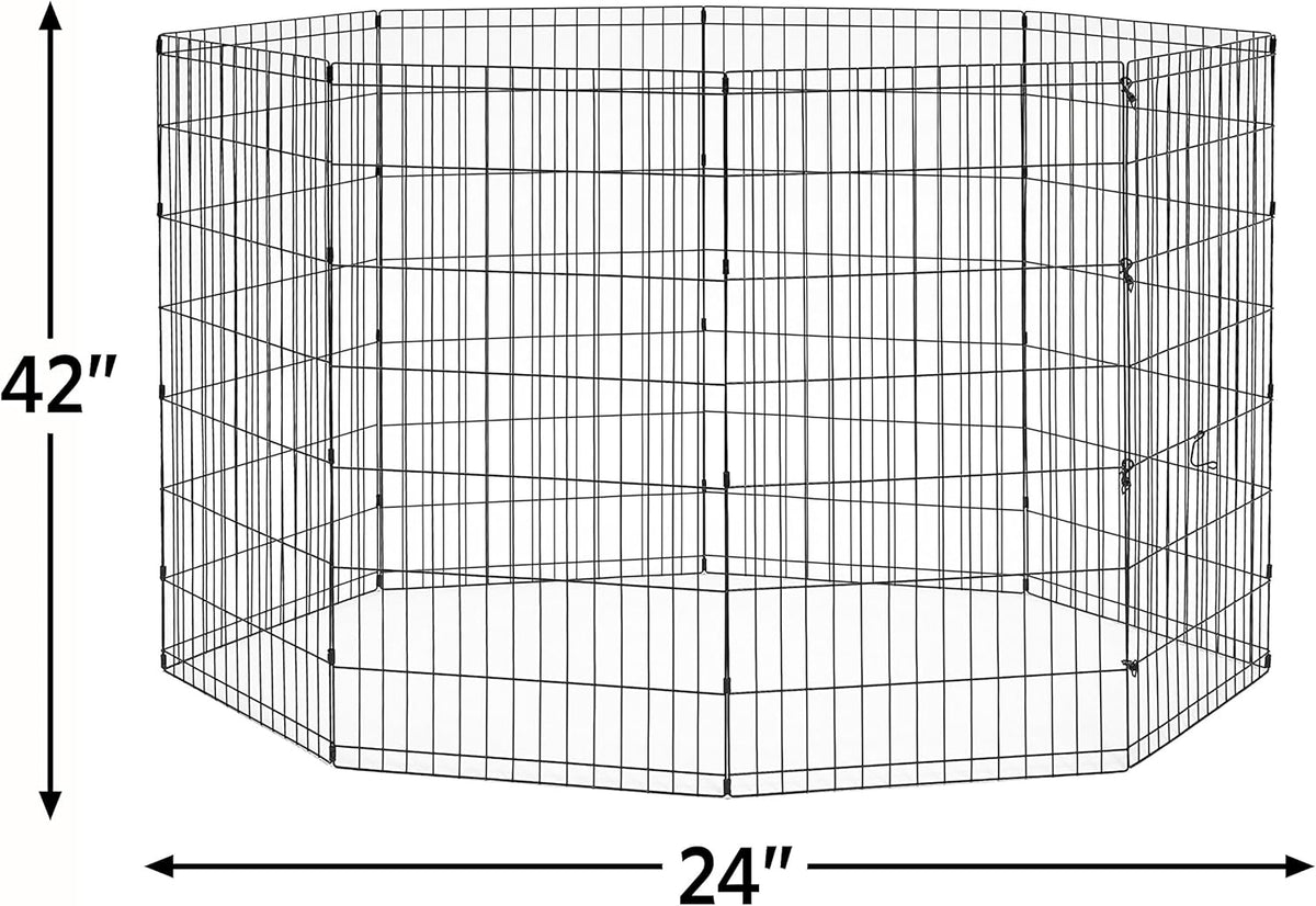 by Midwest 42-Inch Exercise Pen, No Door, 16 Sq Ft Play Area