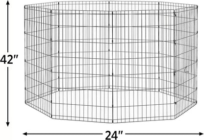 by Midwest 42-Inch Exercise Pen, No Door, 16 Sq Ft Play Area