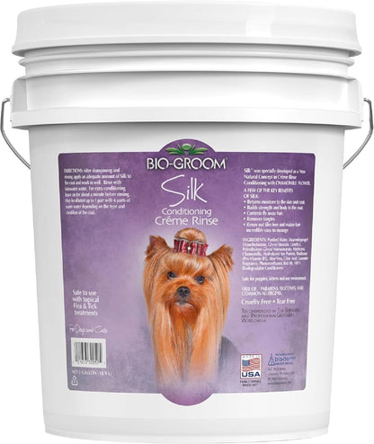 Silk Creme Rinse Dog Hair Conditioner, 5 Gallons