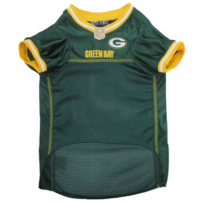 NFL Green Bay Packerslicensed Mesh Jersey for Dogs and Cats - Extra Small