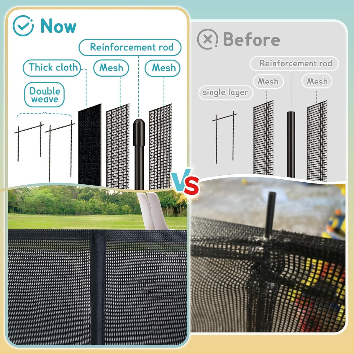 140'' Retractable Baby Gates Extra Wide,34" Tall Retractable Dog Gate for Doorways, Security Upgrade Reinforcement Rods Extra Long Retractable Baby Gate for Stairs, Indoor/Outdoor Retractable Gate