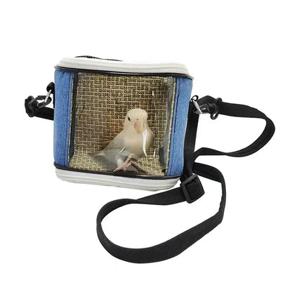 Super Portable Pet Bird Cage Parrot Carrier Travel Bag Breathable Lightweight Hamster Squirrel for Small Animals Pet Accessories