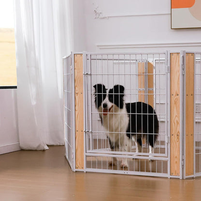 Furniture Style Dog Playpen 32" H, 6 Panels, White