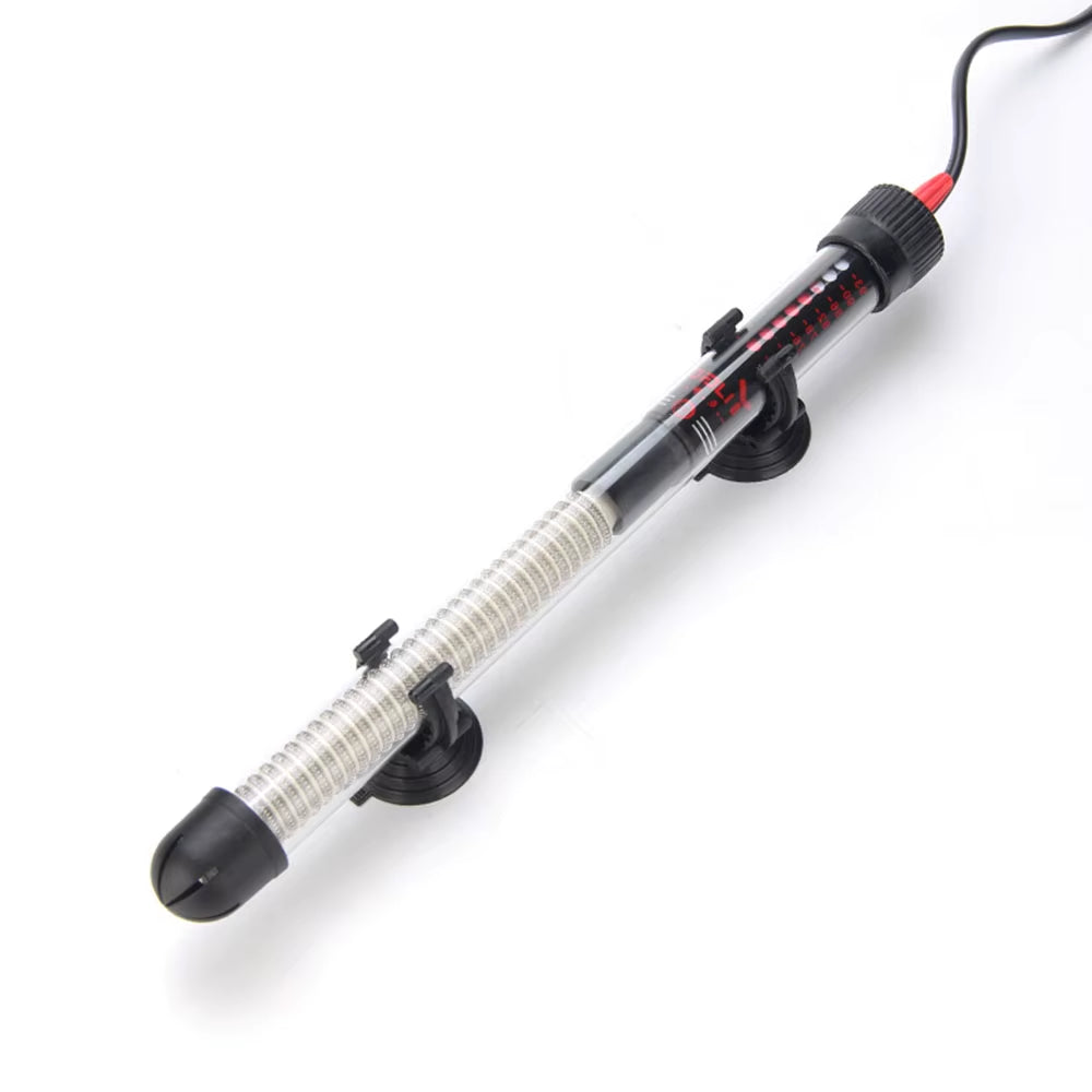 110V-220V Adjustable Temperature Thermostat Heater Rod 25W/ 50W/ 100W/ 200W/ 300W Submersible Aquarium Fish Tank Water Heat