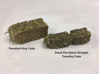 - Straight Timothy Hay Cubes - 100% All Natural Timothy Hay, Not Blended - Delivered Fresh, Guarantee, (5 Lb)