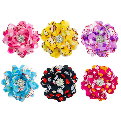 New Big Flower-Collar Remove Dog Bowtie for Dogs Pets Collar Accessories Fashion Dogs Bow Ties Collar Summer Pet Supplies
