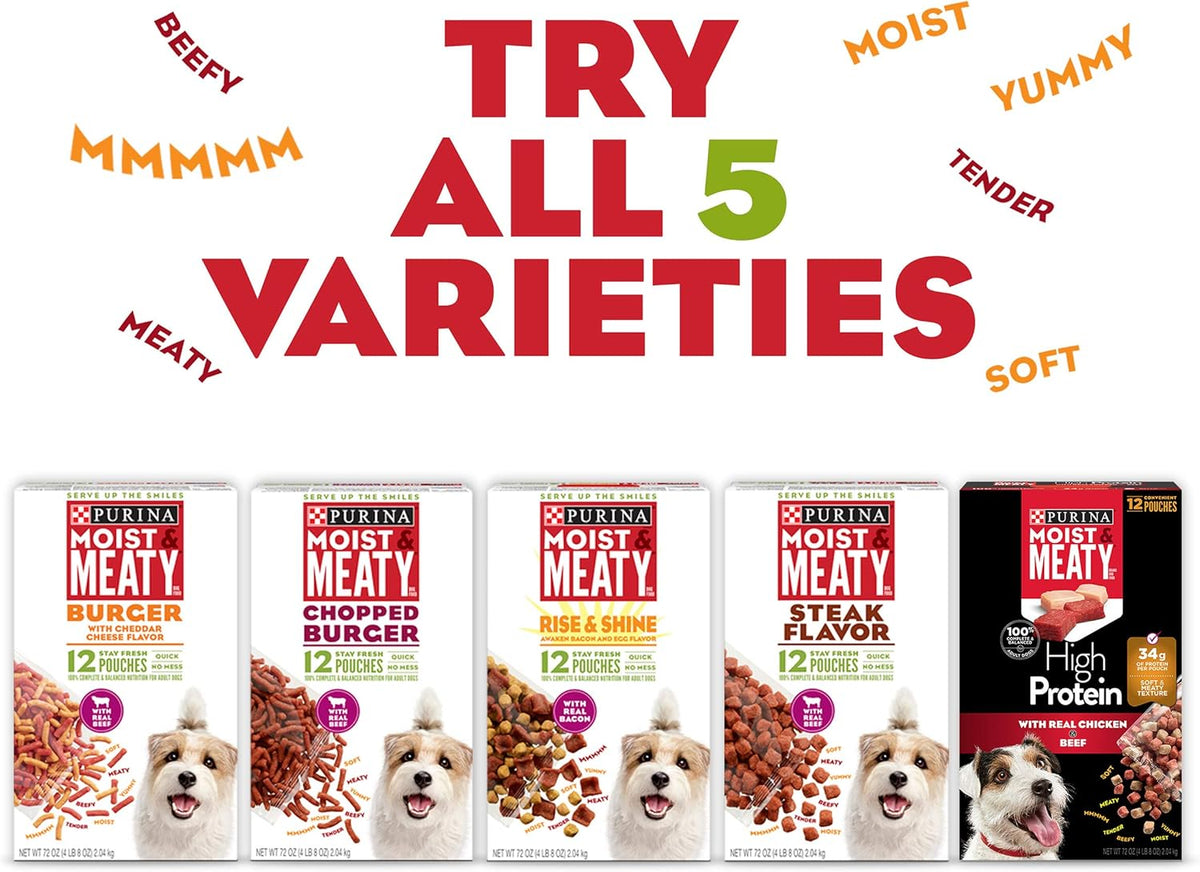 Soft Dog Food Pouches, 36 Ct