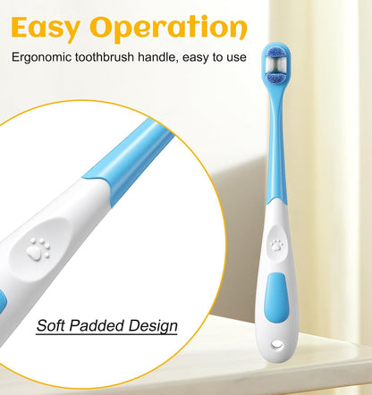 2 Pcs Dog Toothbrush, Ultra Small Dog Toothbrush