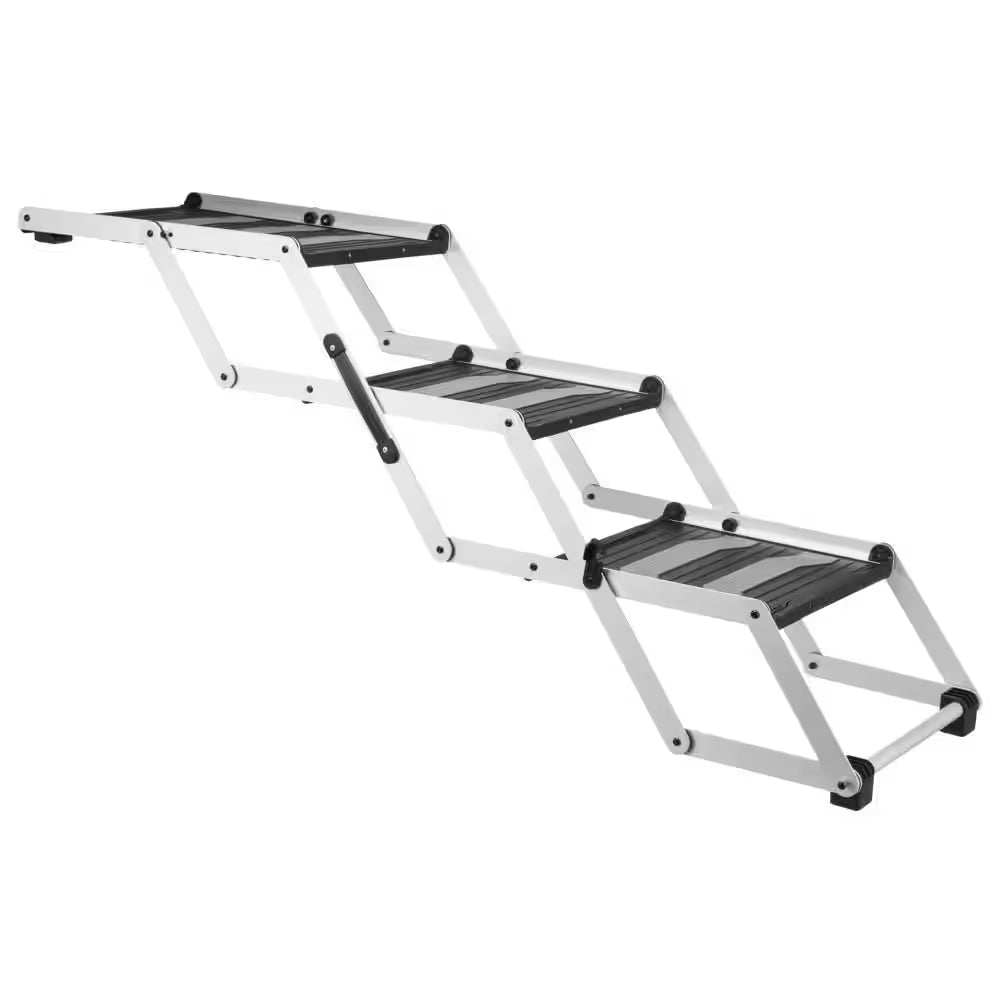 Heavy-Duty Foldable Aluminum Pet Steps