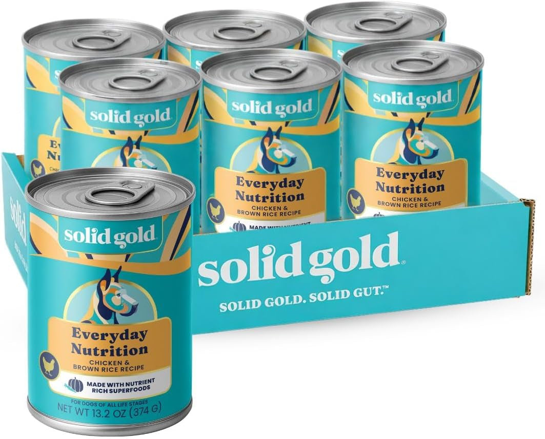 High Calorie Chicken Wet Dog Food, Adult & Puppies, 6Ct Cans