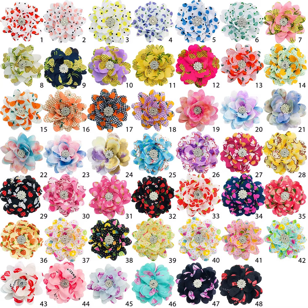 New Big Flower-Collar Remove Dog Bowtie for Dogs Pets Collar Accessories Fashion Dogs Bow Ties Collar Summer Pet Supplies