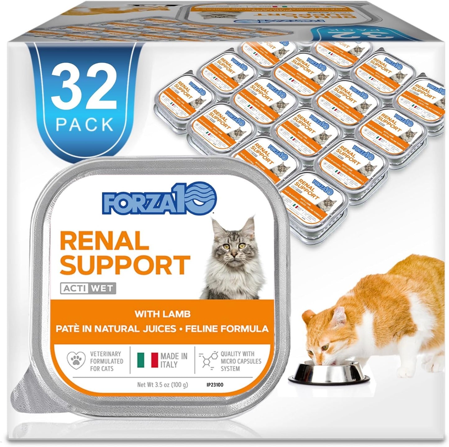 - Renal Wet Cat Food for Kidney Support, 3.5 Oz, 32-Pack