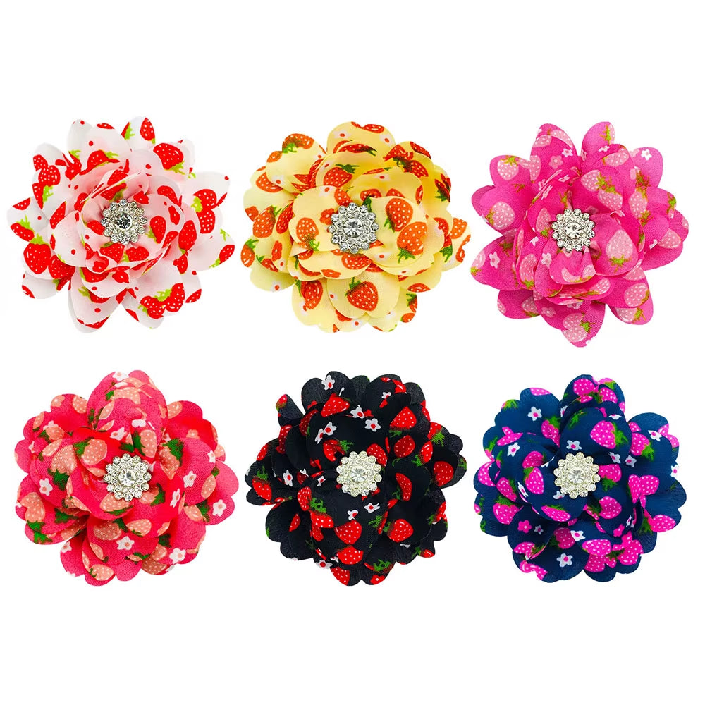 New Big Flower-Collar Remove Dog Bowtie for Dogs Pets Collar Accessories Fashion Dogs Bow Ties Collar Summer Pet Supplies