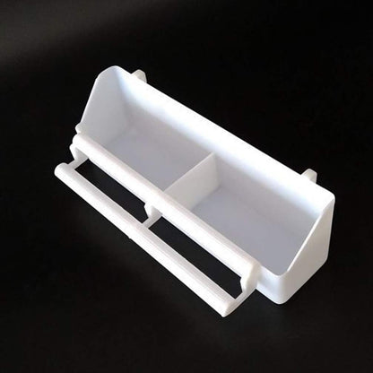 6 Pcs Bird Feeder - Plastic Bird Cage Accessories for Parrot & Small Birds