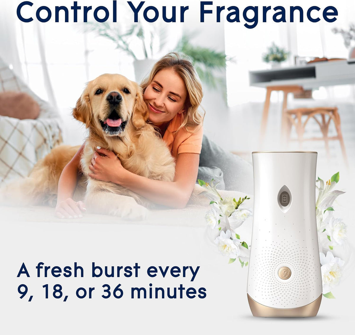Automatic Spray Refill, Pet Fresh Scent, Scented Air Freshener for Home and Bathroom, 6.2 Oz