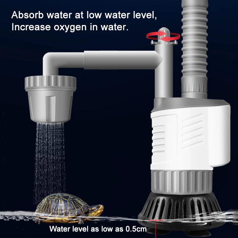 Aquarium Water Change Pump Electric Fish Tank Cleaning Tool Vacuum Water Changer Gravel Cleaner Siphon Filter Pump 30W 220V