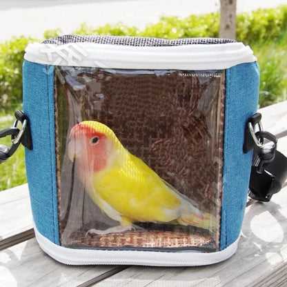 Super Portable Pet Bird Cage Parrot Carrier Travel Bag Breathable Lightweight Hamster Squirrel for Small Animals Pet Accessories