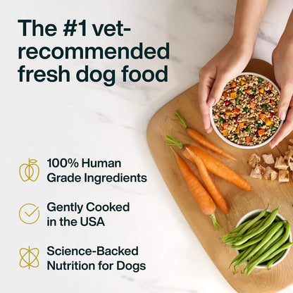 Fresh Frozen Healthy Weight Dog Food, Topper - Pork, 7 Pack
